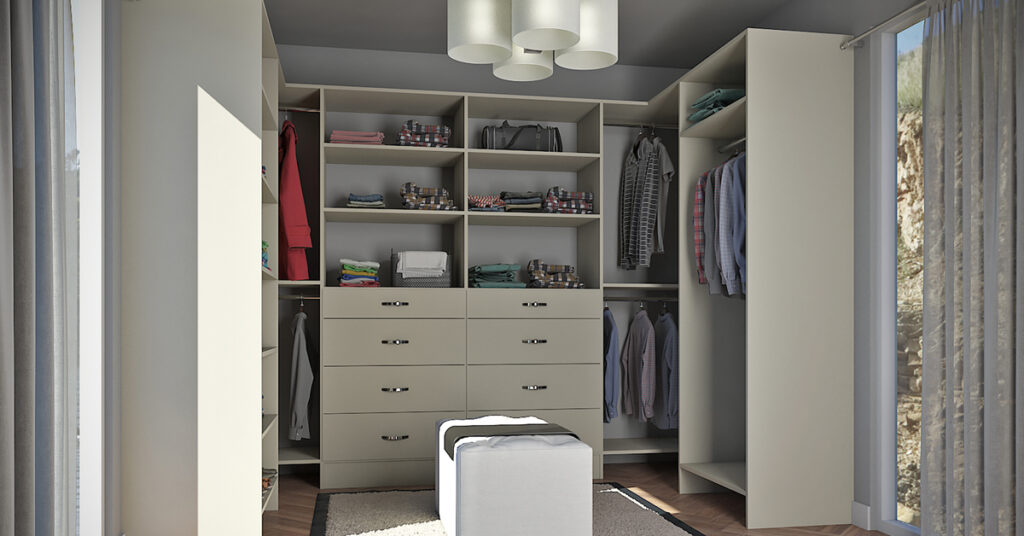 Image of a walk in closet