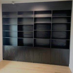 Image of a custom bookshelf