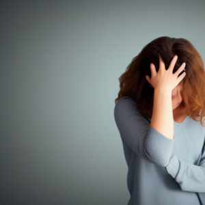 stressed person