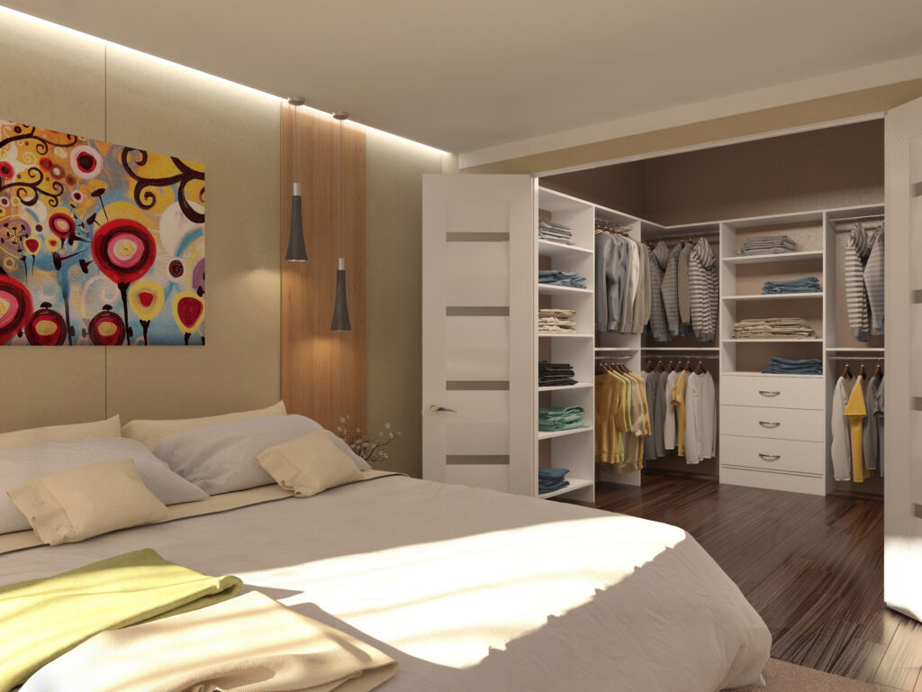 walk-in closets
