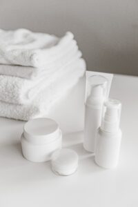 linen closet organized