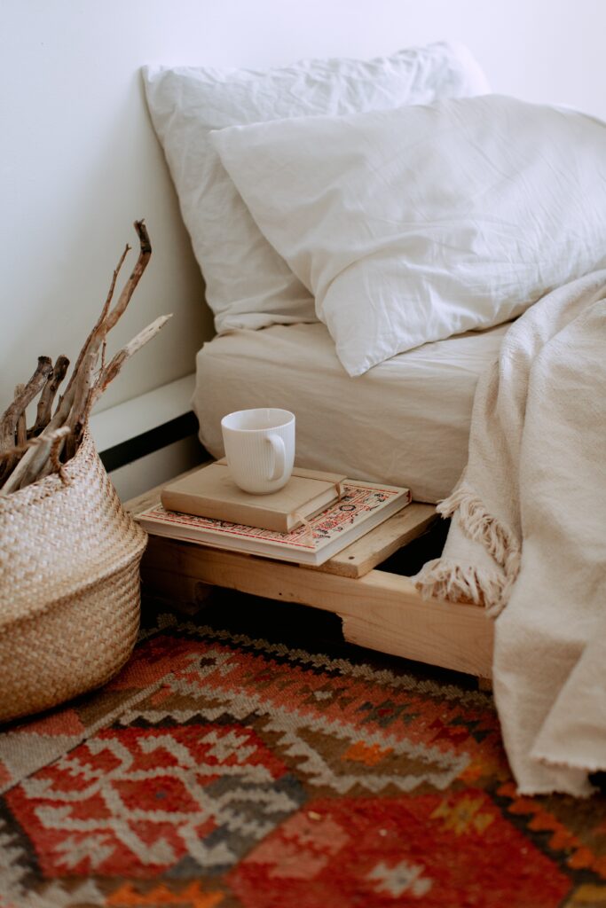 linen closet organized