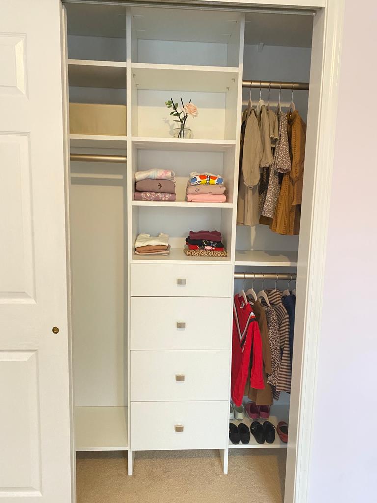 custom hallway closet